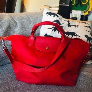 Longchamp Medium “Le Pliage Neo” Nylon Tote